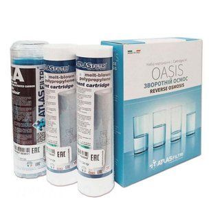 Набір картриджів для систем зворотного осмосу Oasis DP Set Box Atlas Filtri LSP000004 фото